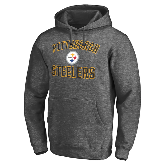 Blusa Moletom NFL Pittsburgh Steelers Charcoal Victory