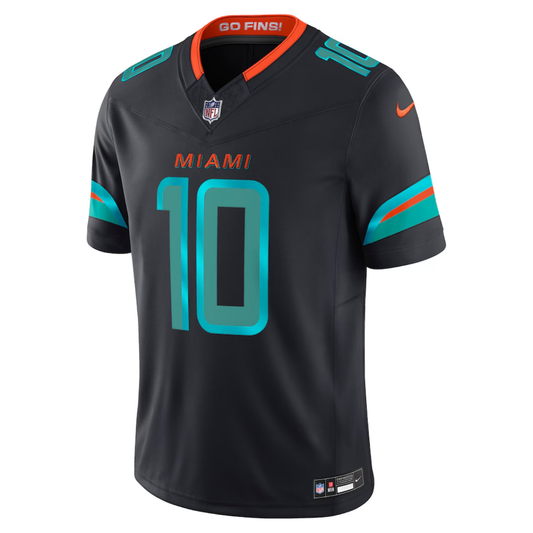 Camisa NFL Miami Dolphins Coleção Rivalries 2025 Limited Pitch Blue