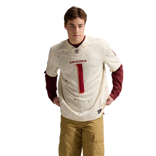 Camisa NFL Arizona Cardinals Coleção Rivalries 2025 Limited Beige