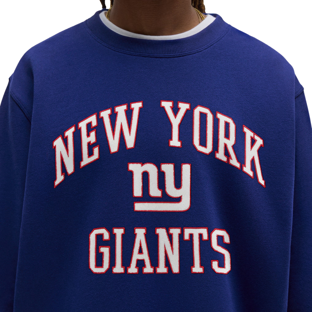 Blusa Moletom NFL New York Giants Larkspur Steady Gola Redonda