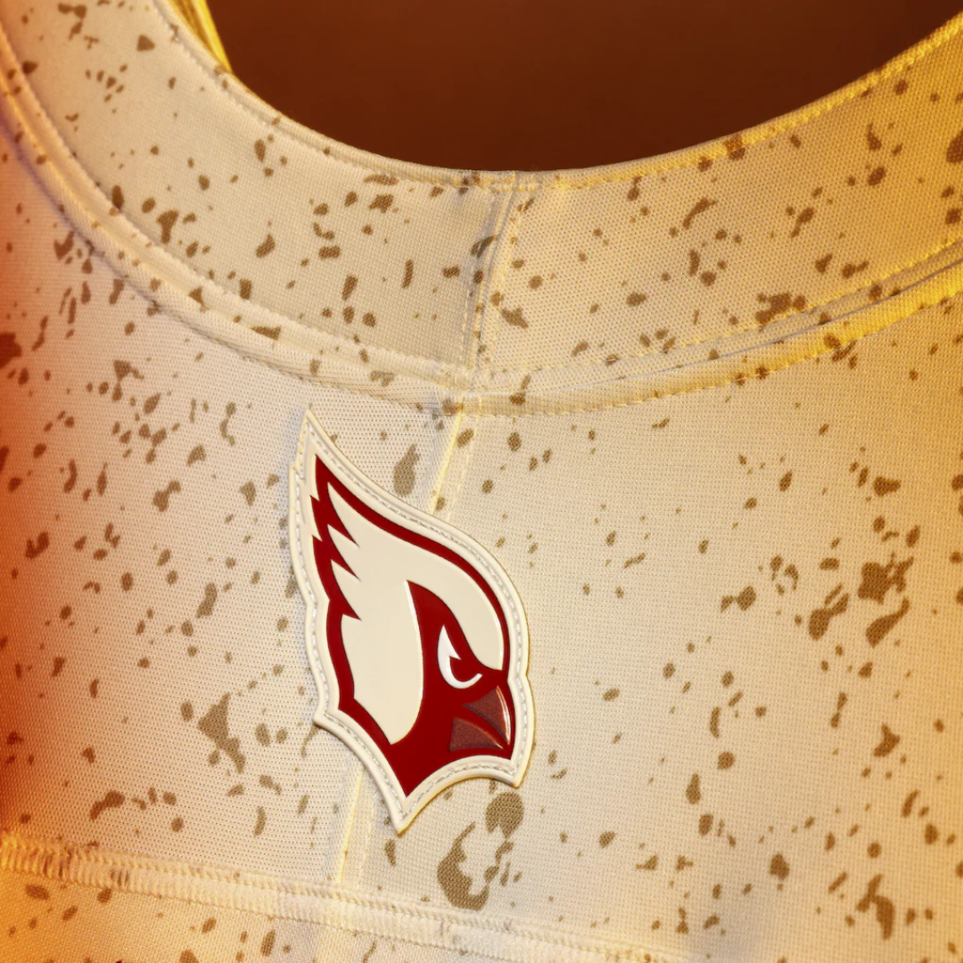 Camisa NFL Arizona Cardinals Coleção Rivalries 2025 Limited Beige