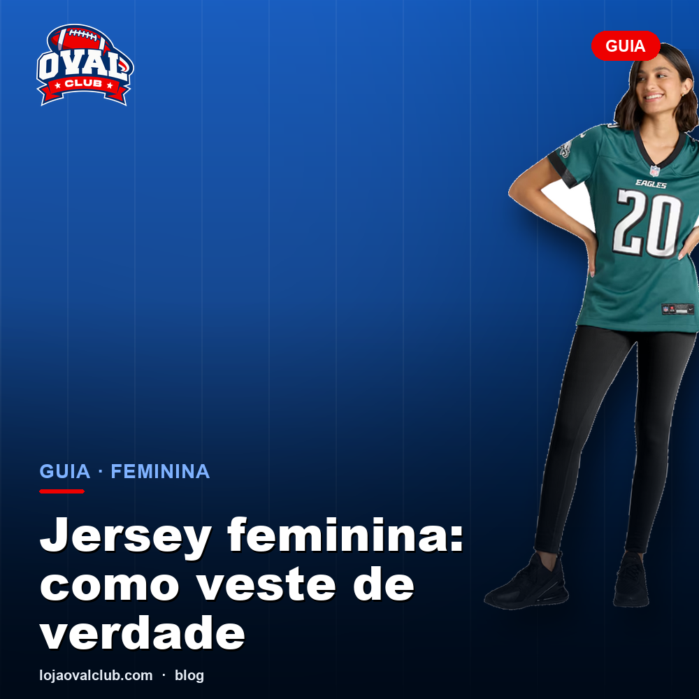 Jersey feminina da NFL: como veste