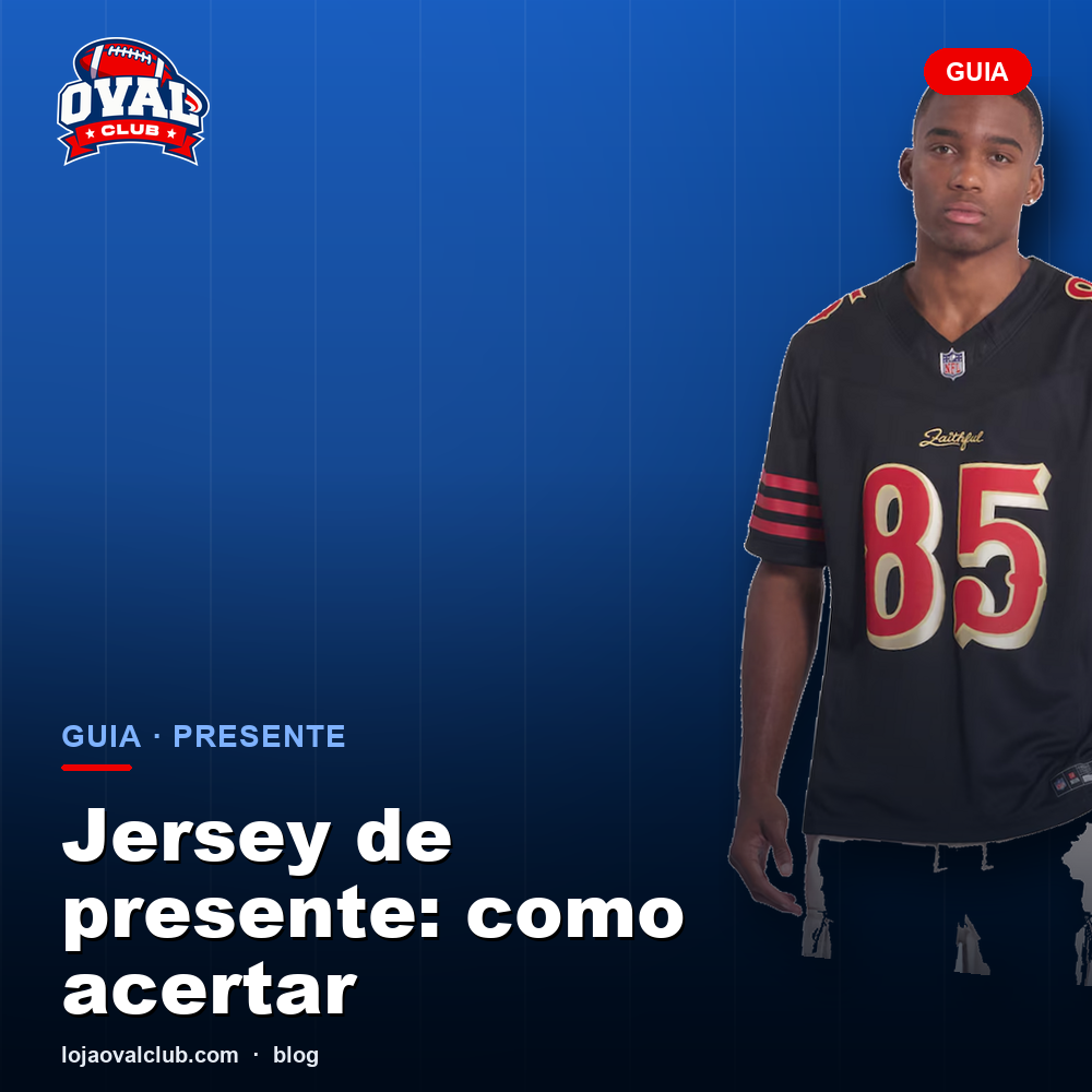 Jersey da NFL de presente: como acertar