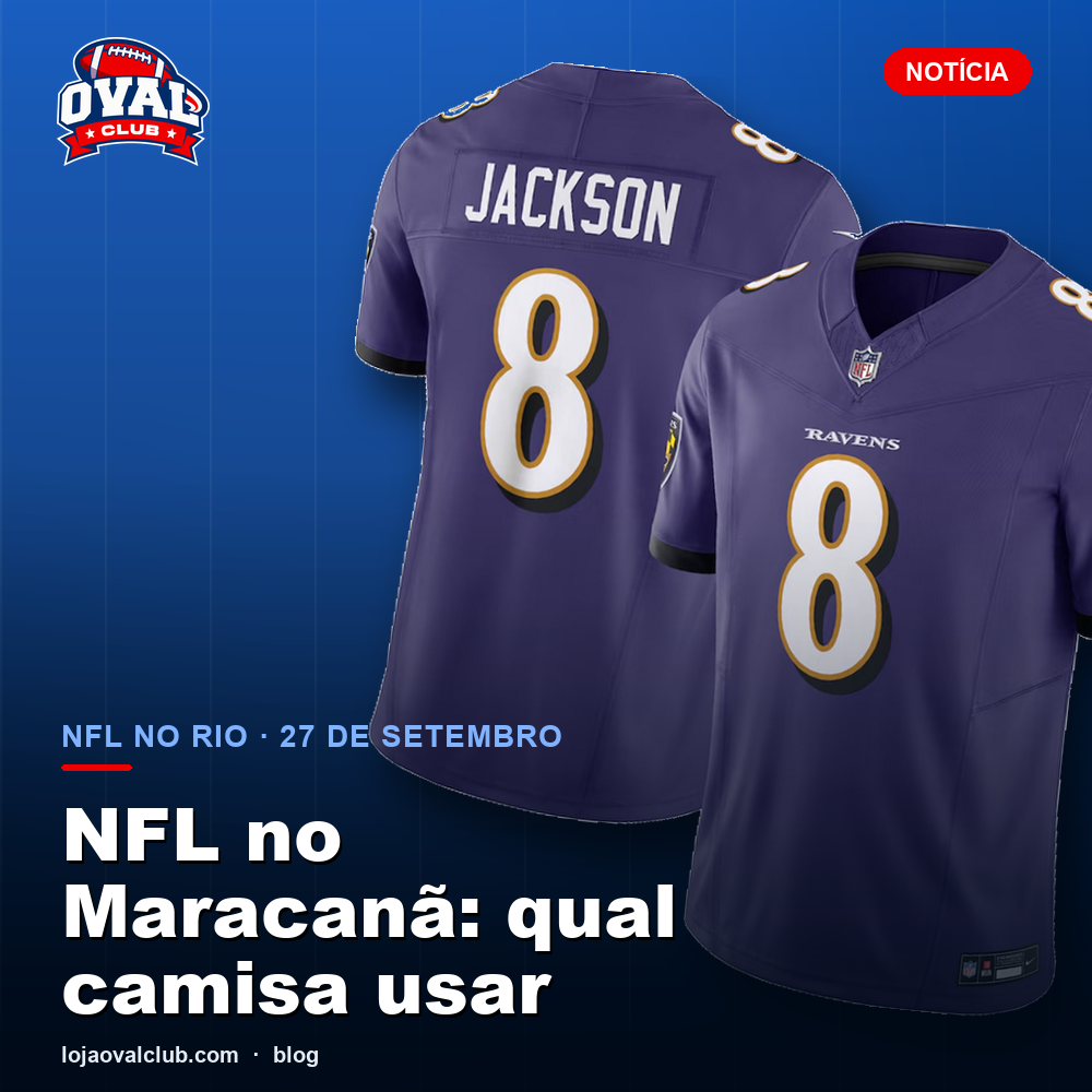 NFL no Maracanã: qual camisa usar