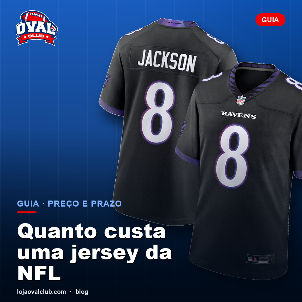 Quanto custa uma jersey da NFL no Brasil