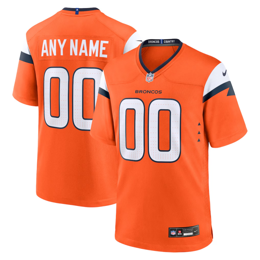 Camisa NFL Denver Broncos Vapor Limited Personalizável Orange