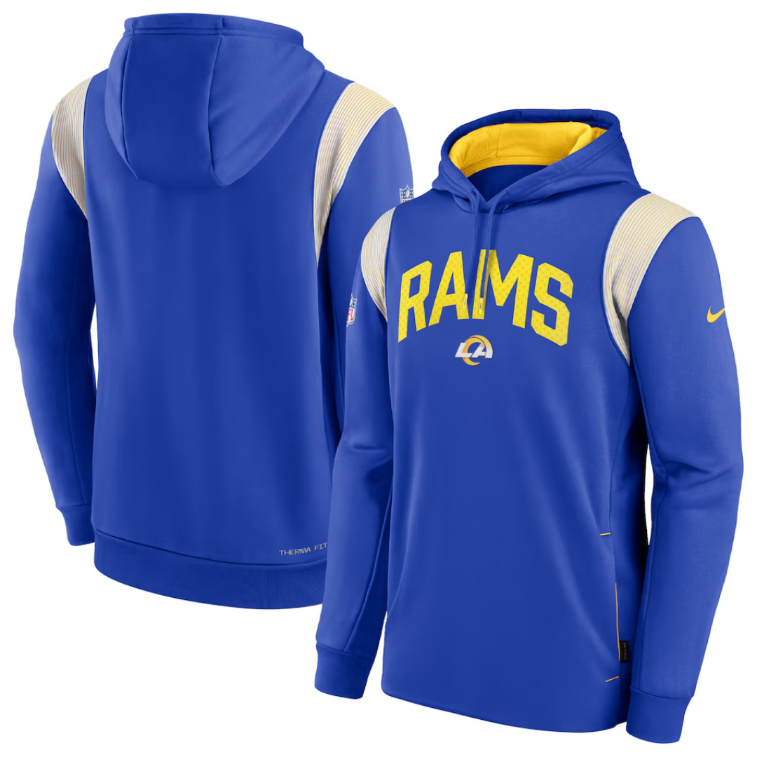 Blusa Moletom NFL Los Angeles Rams Sideline Athletic Stack
