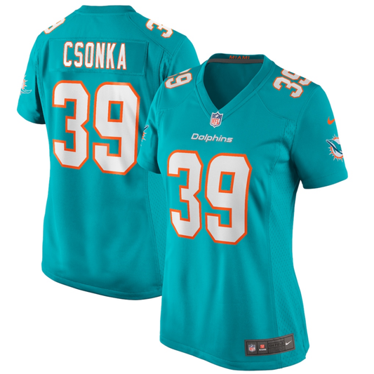 Camisa NFL Feminina Miami Dolphins Vapor Limited Aqua