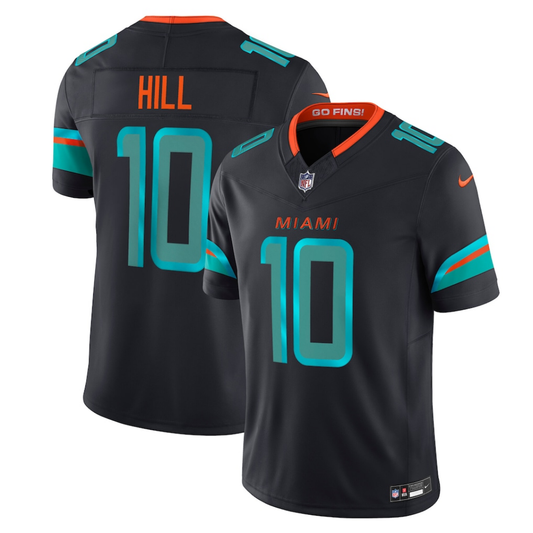 Camisa NFL Miami Dolphins Coleção Rivalries 2025 Limited Pitch Blue