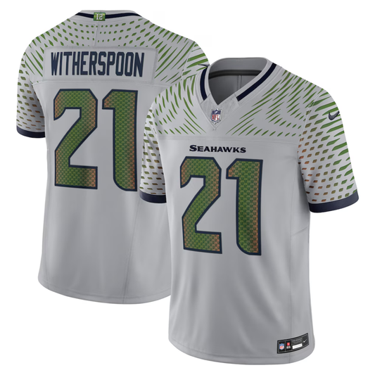 Camisa NFL Seattle Seahawks Coleção Rivalries 2025 Limited Wolf Grey