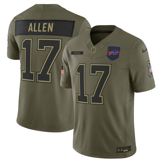 Camisa NFL Buffalo Bills Salute to Service Olive