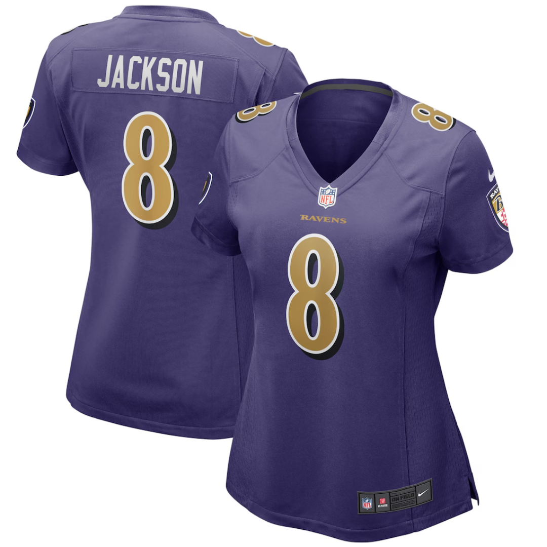 Camisa NFL Feminina Baltimore Ravens Vapor Limited Purple