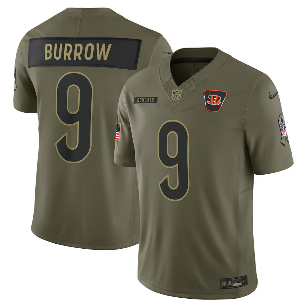 Camisa NFL Cincinnati Bengals Salute to Service Olive