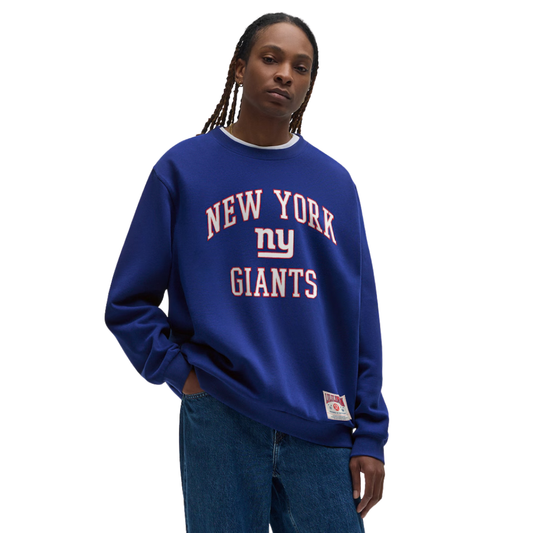 Blusa Moletom NFL New York Giants Larkspur Steady Gola Redonda