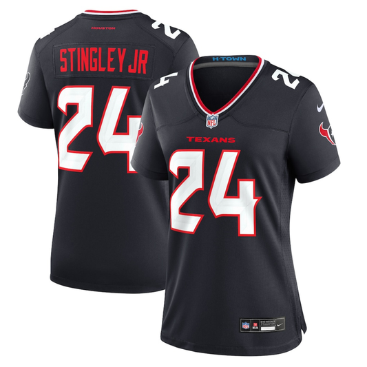 Camisa NFL Feminina Houston Texans Vapor Limited Black