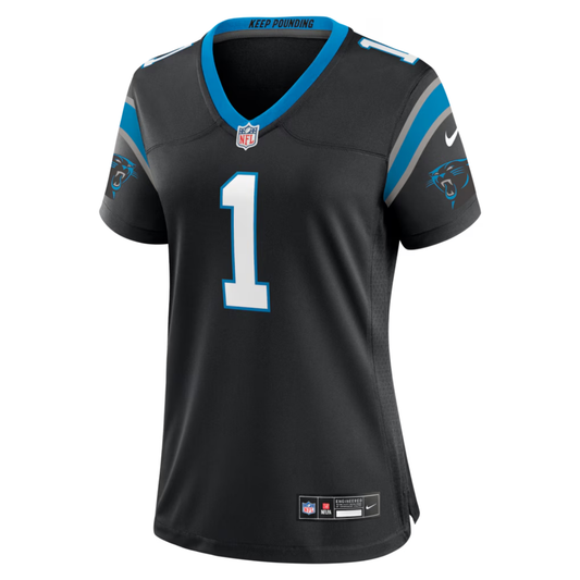 Camisa NFL Feminina Carolina Panthers Vapor Limited Black