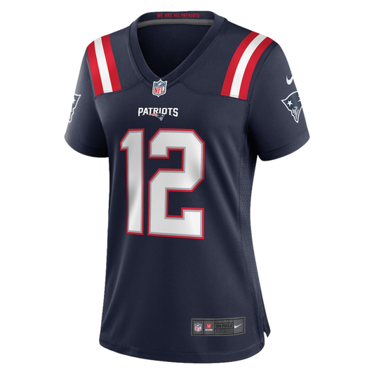 Camisa NFL Feminina  New England Patriots Vapor Limited Navy