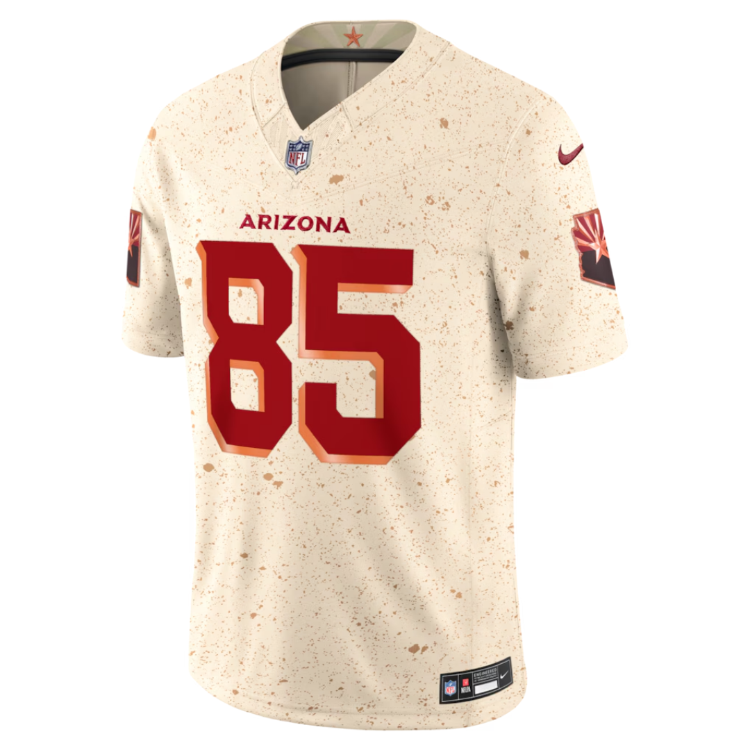 Camisa NFL Arizona Cardinals Coleção Rivalries 2025 Limited Beige