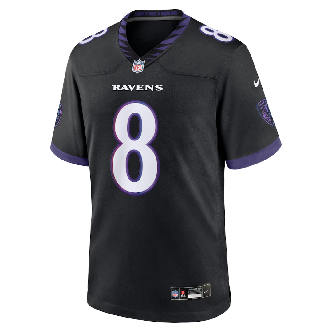 Camisa NFL Baltimore Ravens Vapor Limited Black Alternate 2026