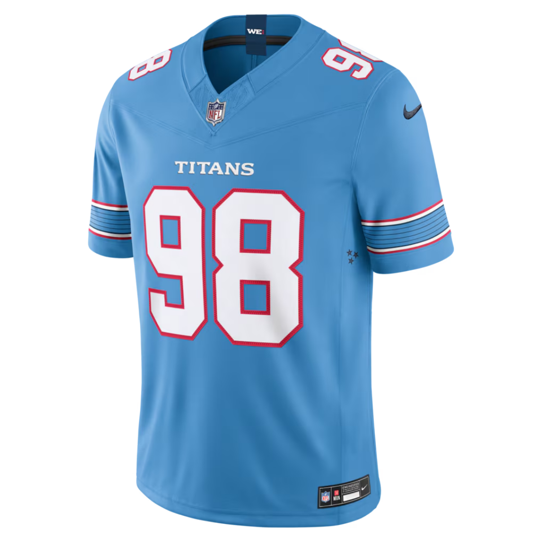 Camisa NFL Tennessee Titans Vapor Limited Light Blue 2026