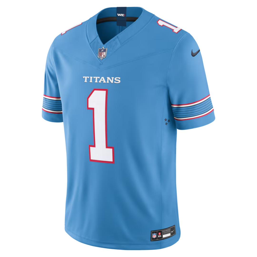 Camisa NFL Tennessee Titans Vapor Limited Light Blue 2026