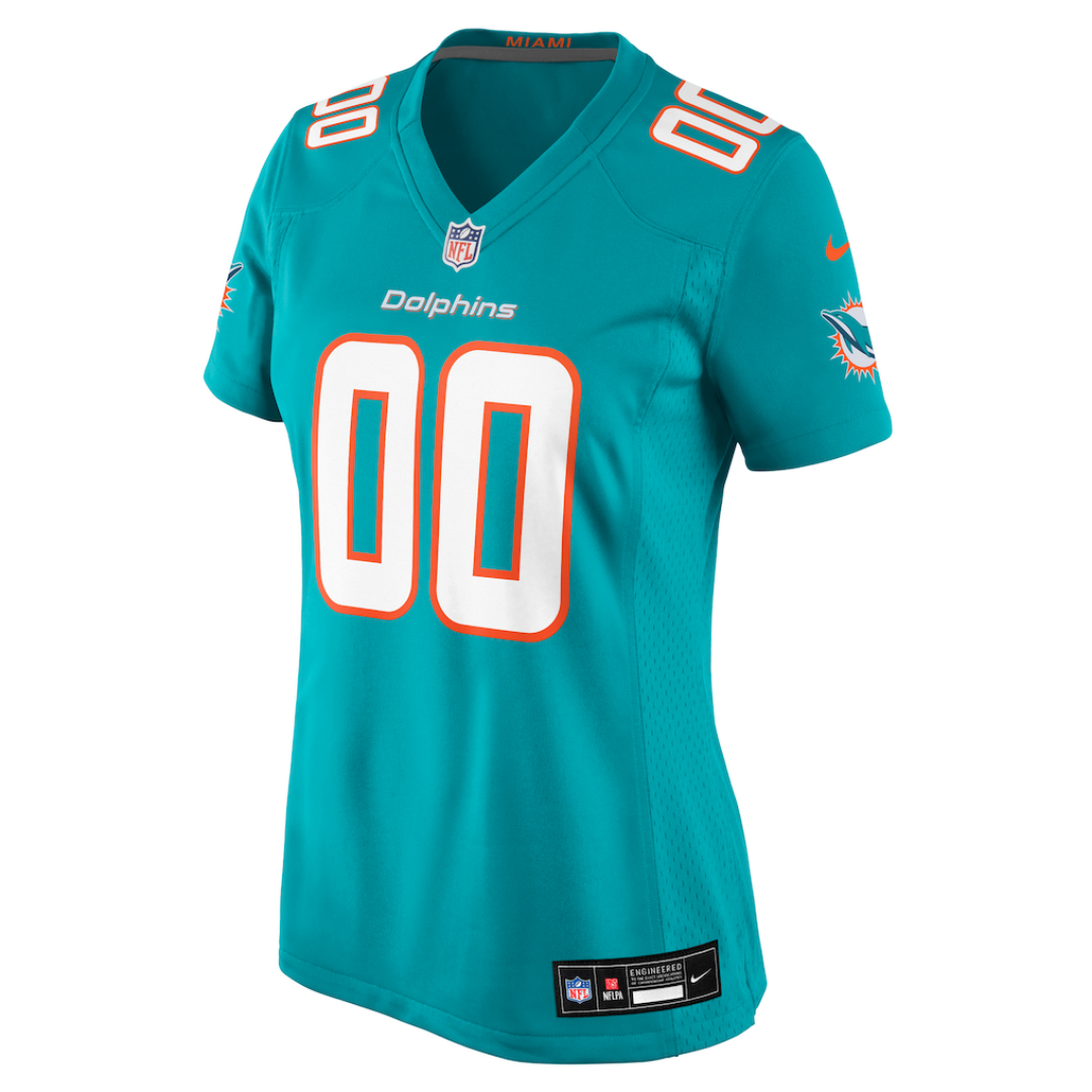 Camisa NFL Feminina Miami Dolphins Vapor Limited Aqua Personalizável - foto 2