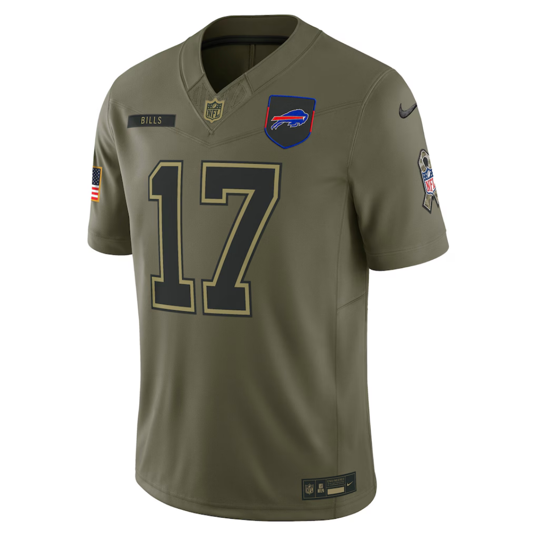 Camisa NFL Buffalo Bills Salute to Service Olive