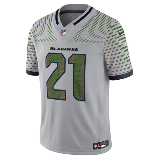 Camisa NFL Seattle Seahawks Coleção Rivalries 2025 Limited Wolf Grey
