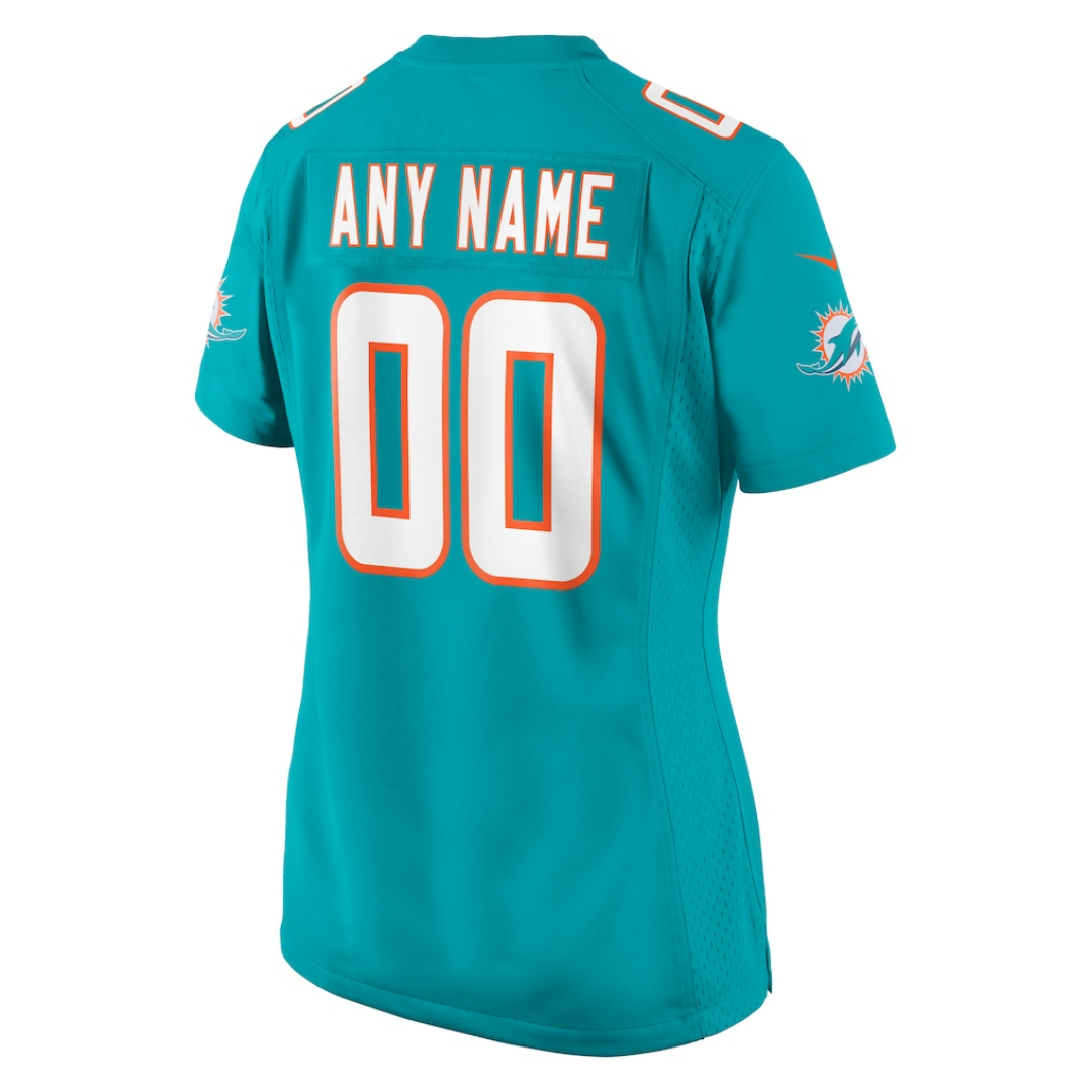Camisa NFL Feminina Miami Dolphins Vapor Limited Aqua Personalizável - foto 3