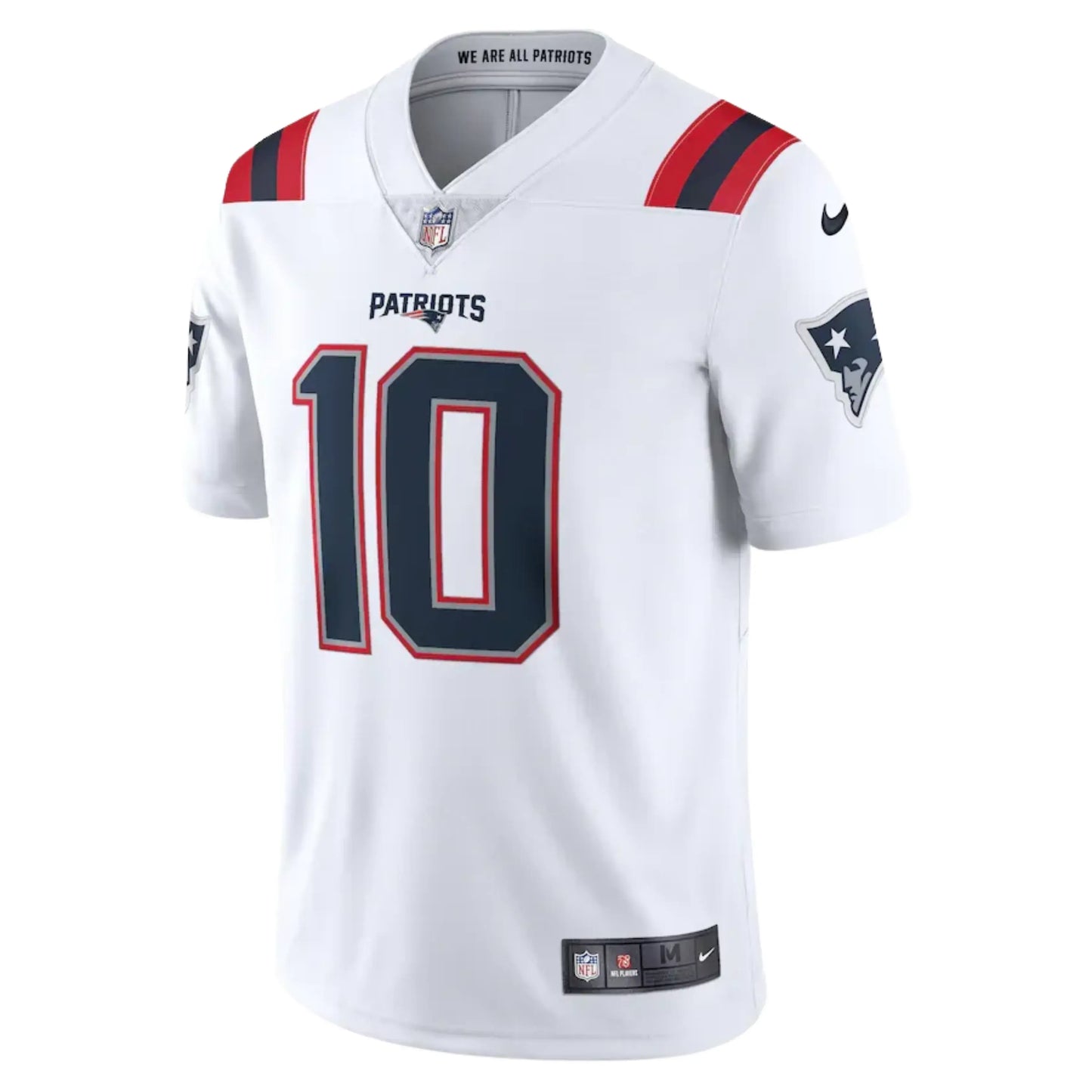 Camisa NFL New England Patriots Vapor Limited Branca