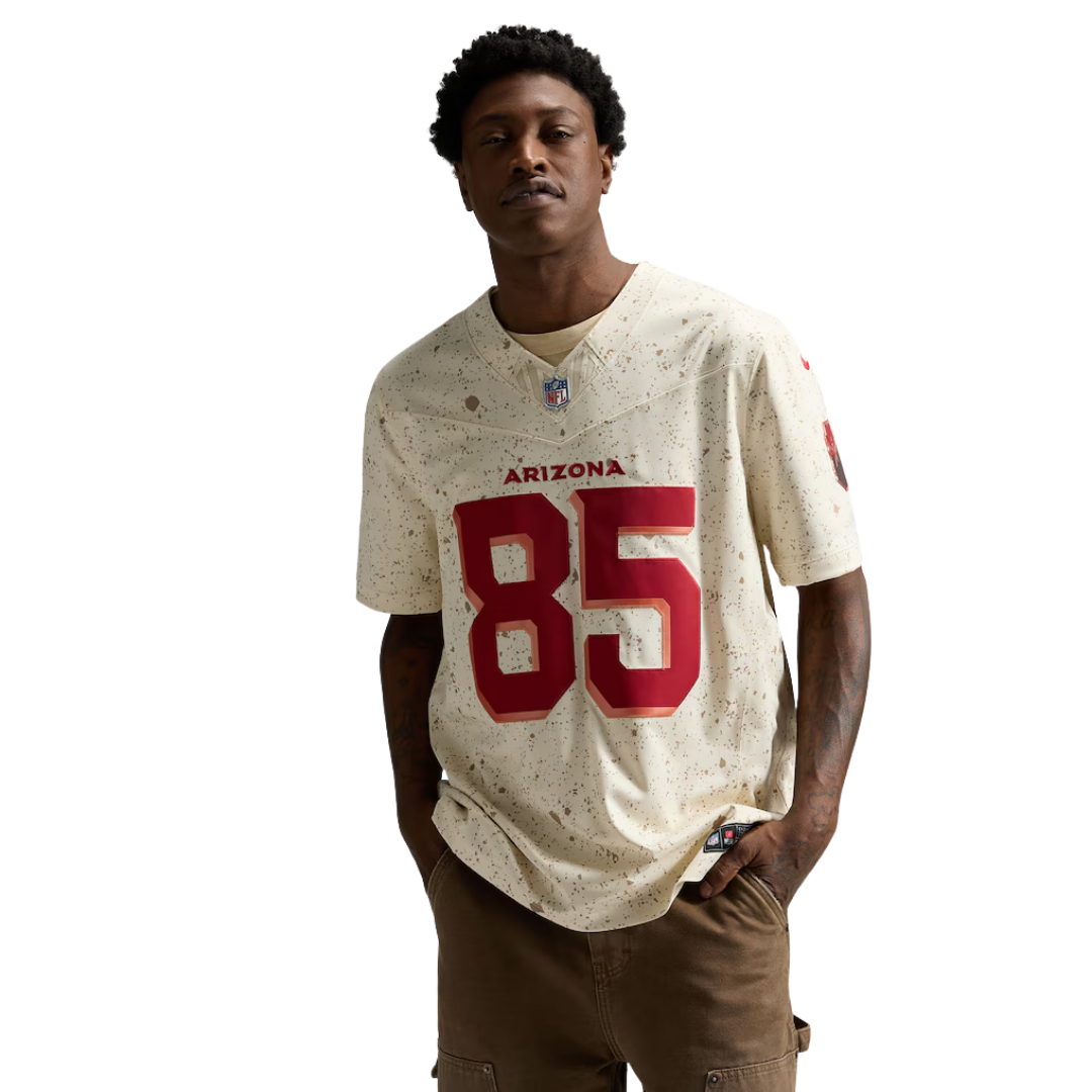 Camisa NFL Arizona Cardinals Coleção Rivalries 2025 Limited Beige