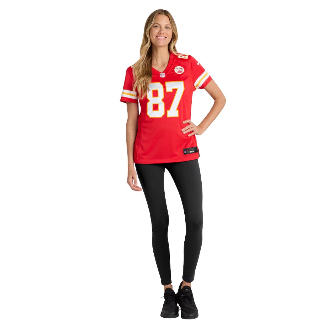 Camisa NFL Feminina Kansas City Chiefs Vapor Limited Red