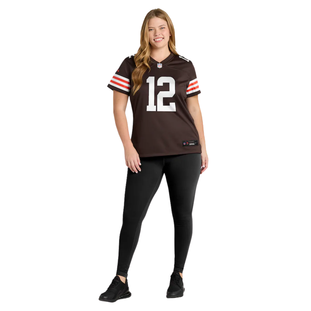 Camisa NFL Feminina Cleveland Browns Vapor Limited