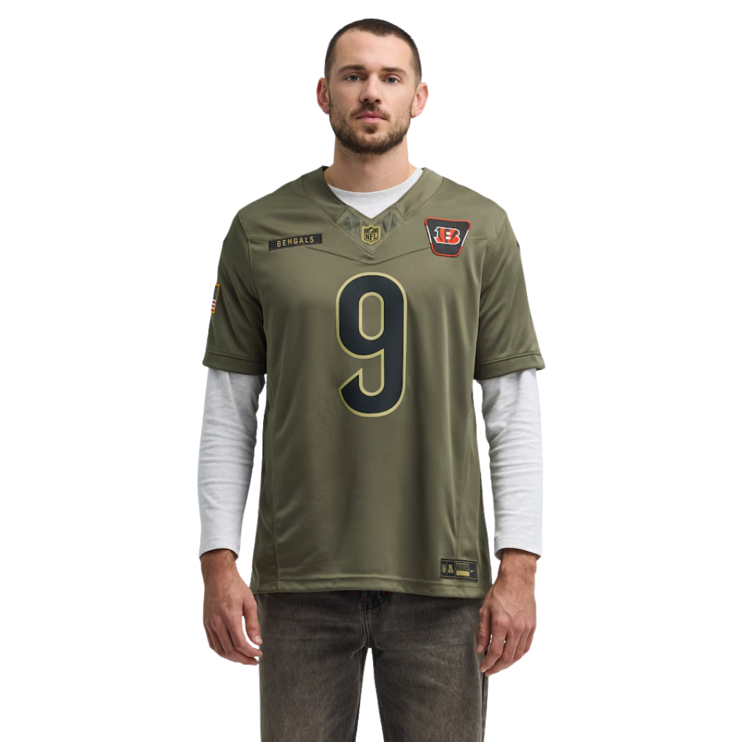 Camisa NFL Cincinnati Bengals Salute to Service Olive