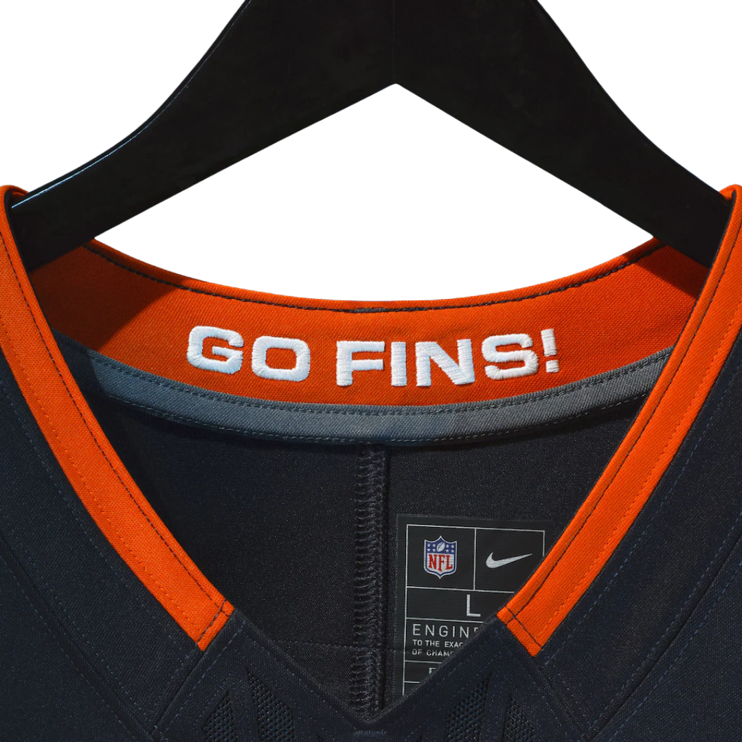 Camisa NFL Miami Dolphins Coleção Rivalries 2025 Limited Pitch Blue