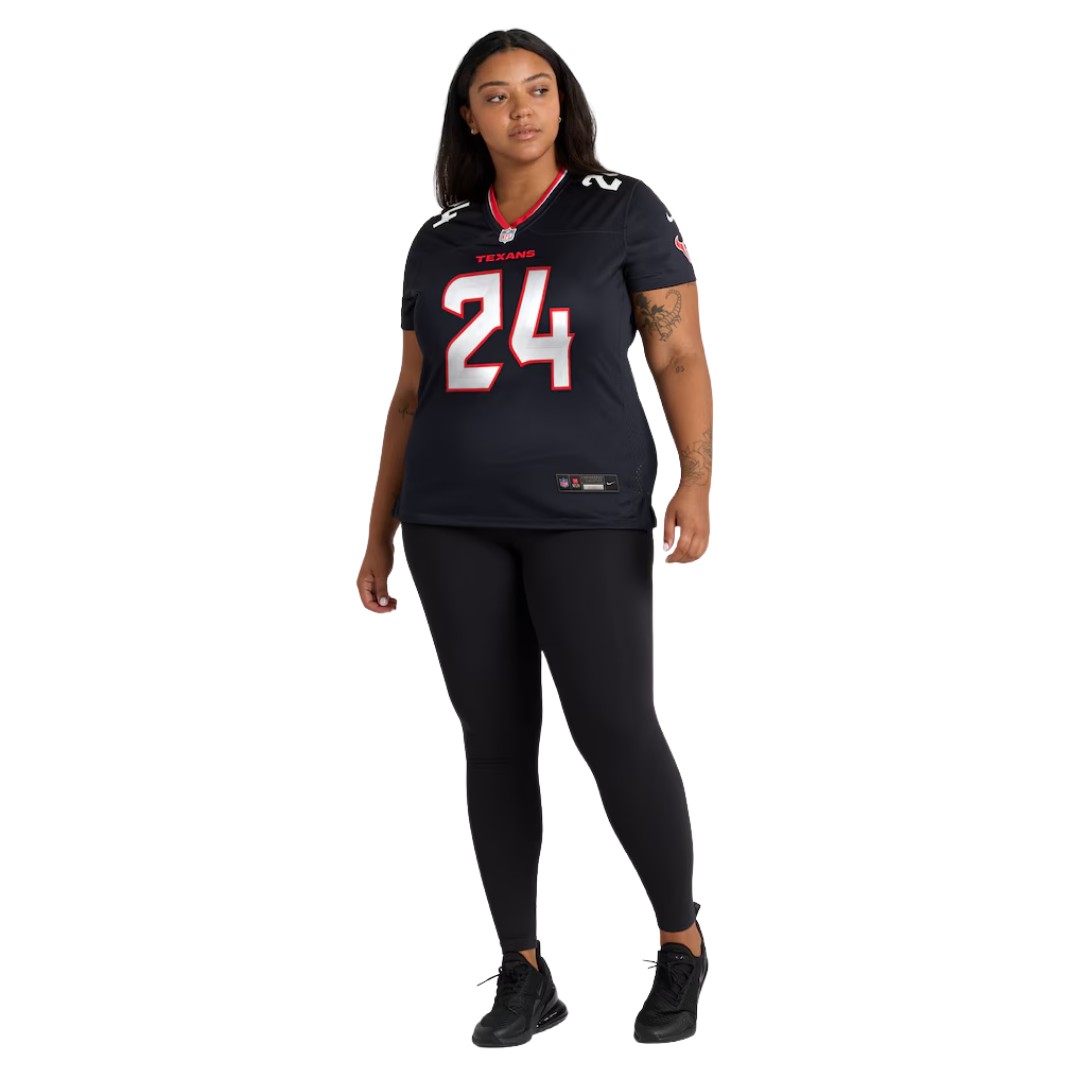 Camisa NFL Feminina Houston Texans Vapor Limited Black