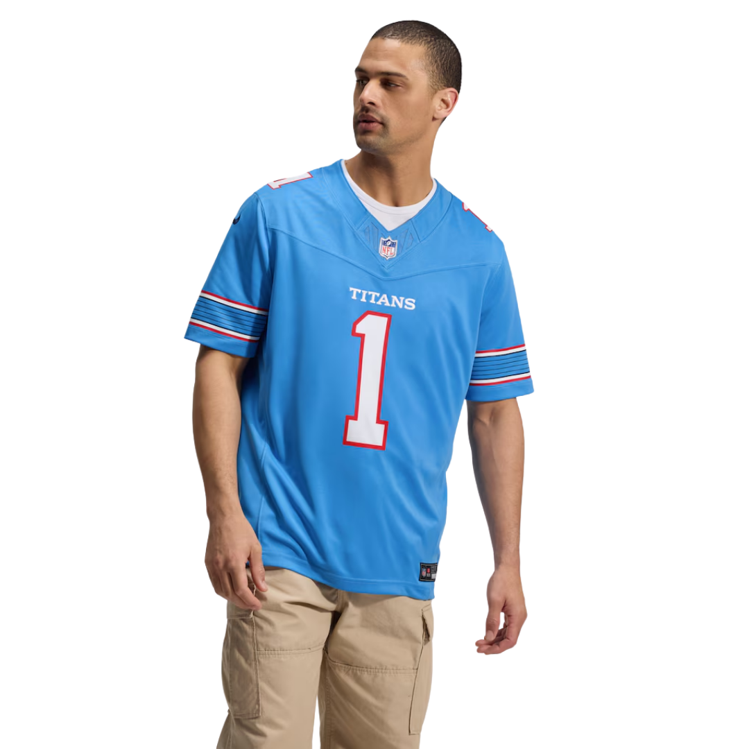 Camisa NFL Tennessee Titans Vapor Limited Light Blue 2026