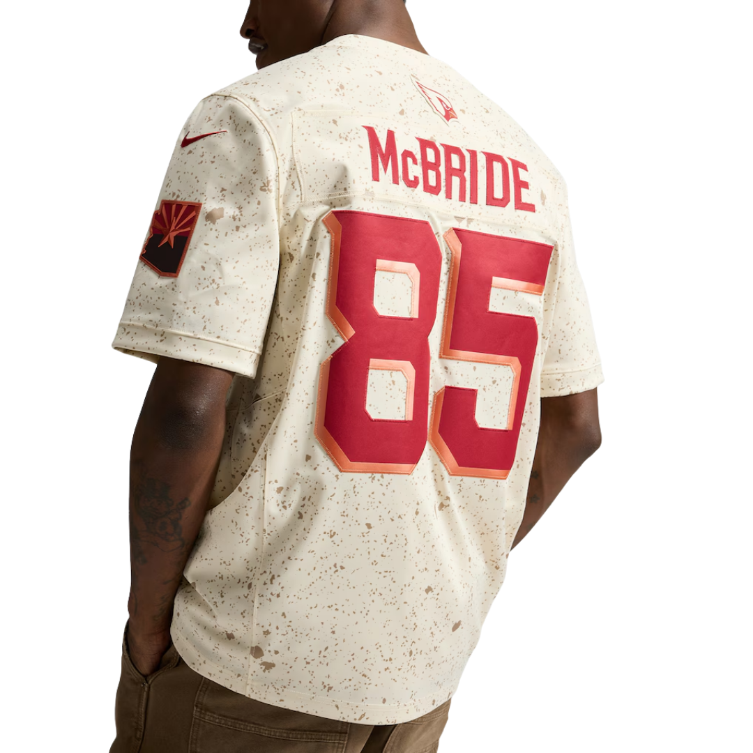 Camisa NFL Arizona Cardinals Coleção Rivalries 2025 Limited Beige
