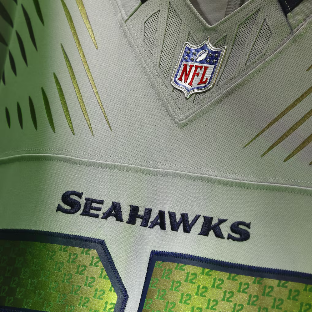 Camisa NFL Seattle Seahawks Coleção Rivalries 2025 Limited Wolf Grey