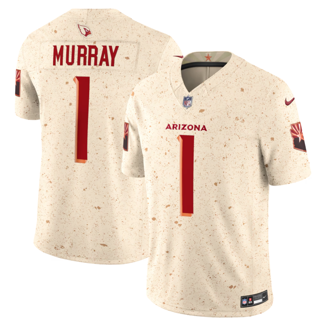Camisa NFL Arizona Cardinals Coleção Rivalries 2025 Limited Beige